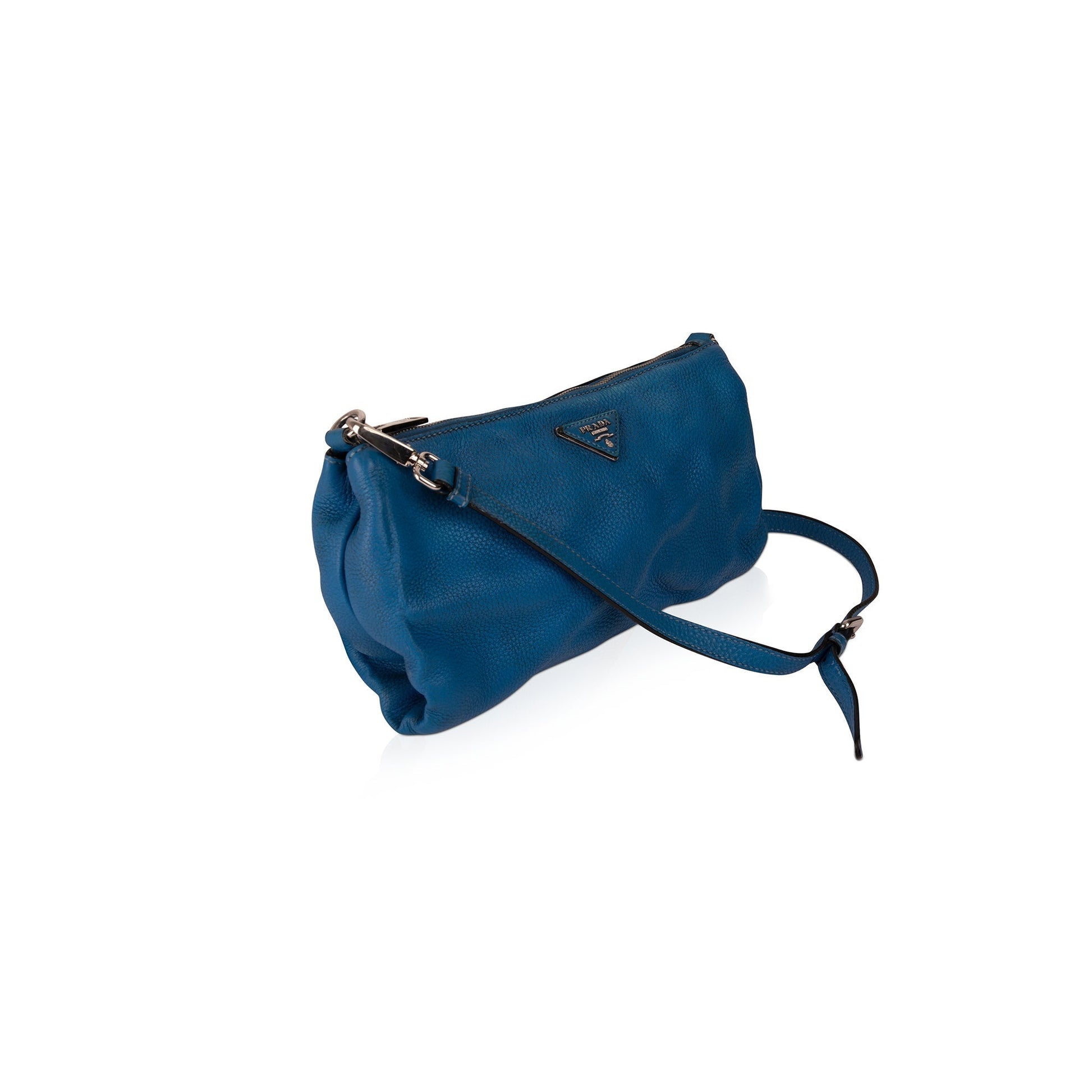 Prada Vitello Daino Zip Crossbody Bag
