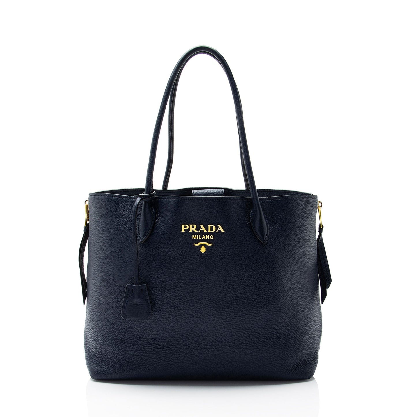 Prada Vitello Diano Top Handle Shopper Tote