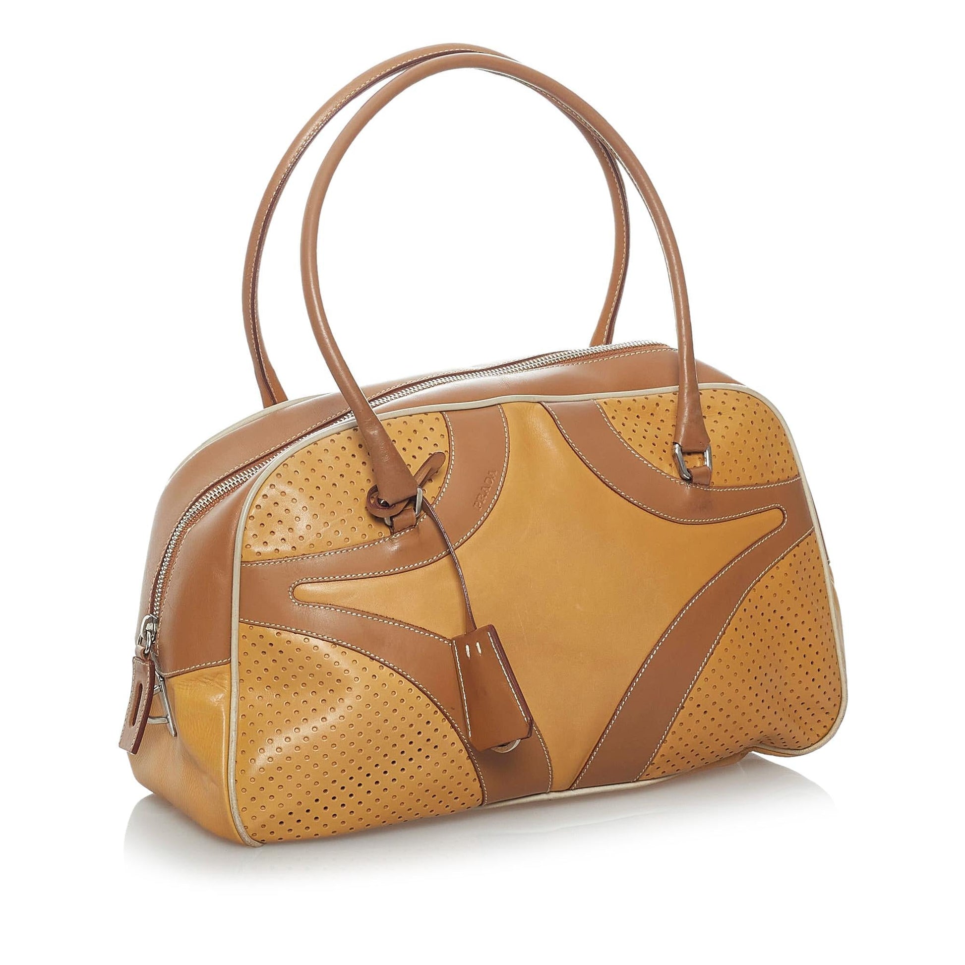 Prada Vitello Drive Handbag (SHG-29300)
