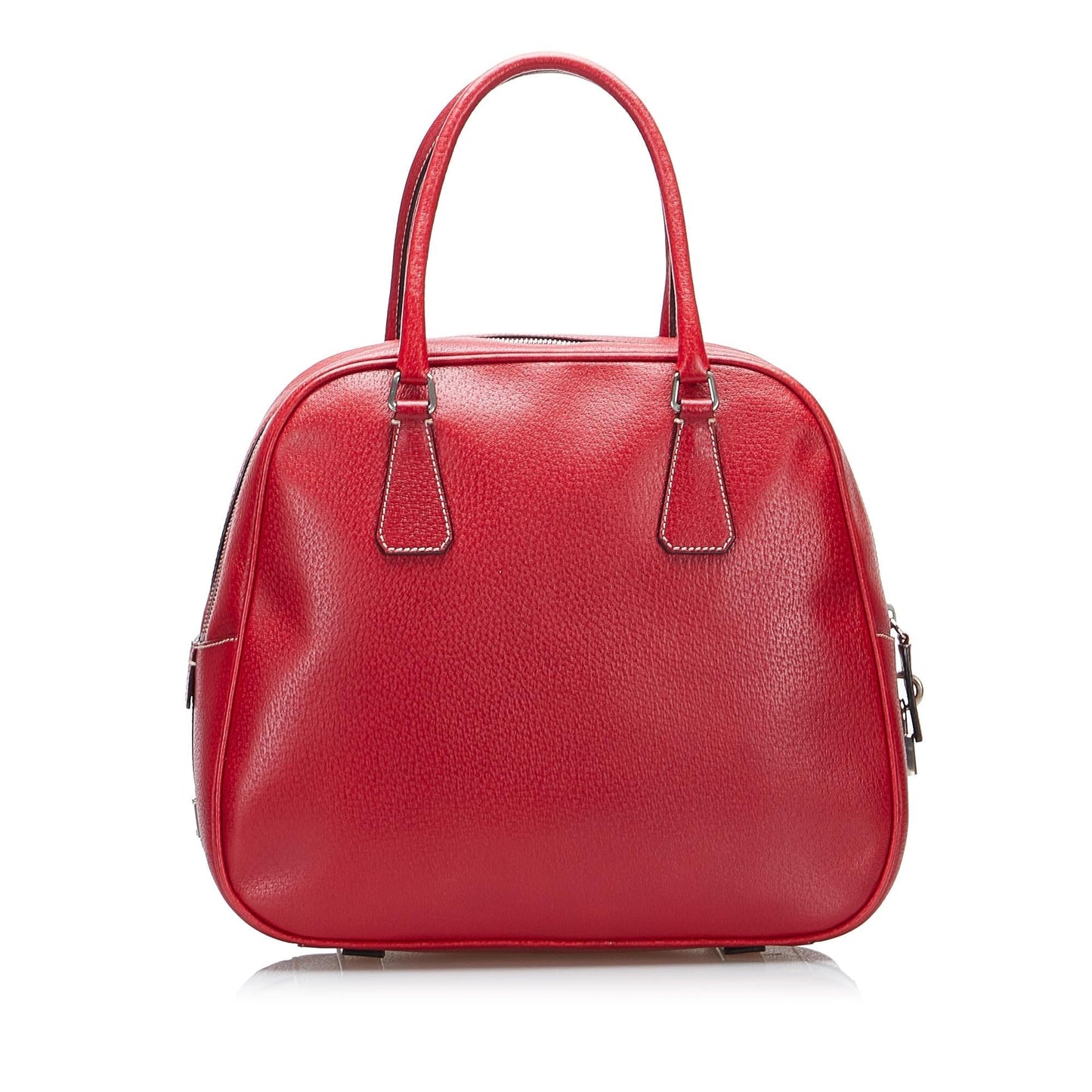 Prada Vitello Leather Handbag (SHG-PpWnwM)