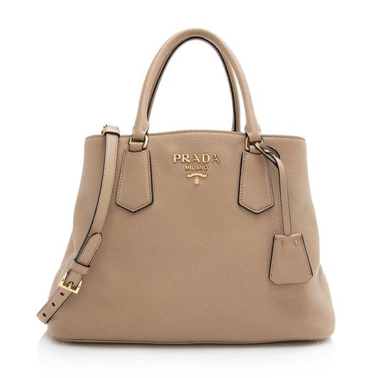 Prada Vitello Phenix Convertible Medium Tote (SHF-22748)
