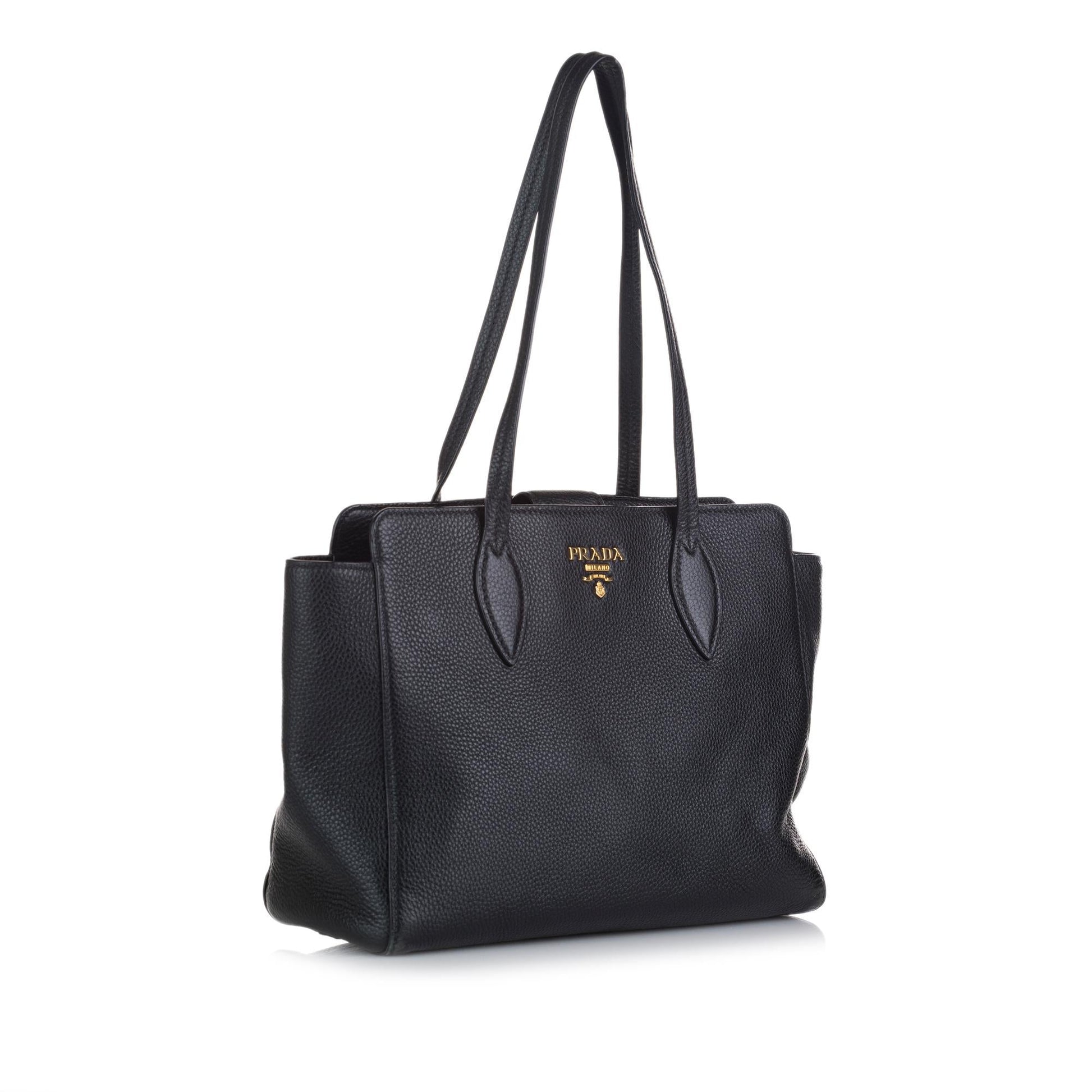 Prada Vitello Phenix Tote (SHG-35714)