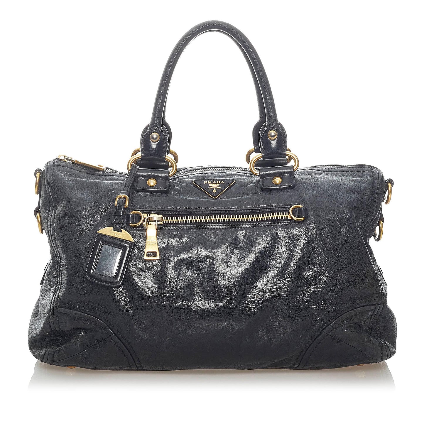 Prada Vitello Shine Handbag (SHG-7Je4iF)