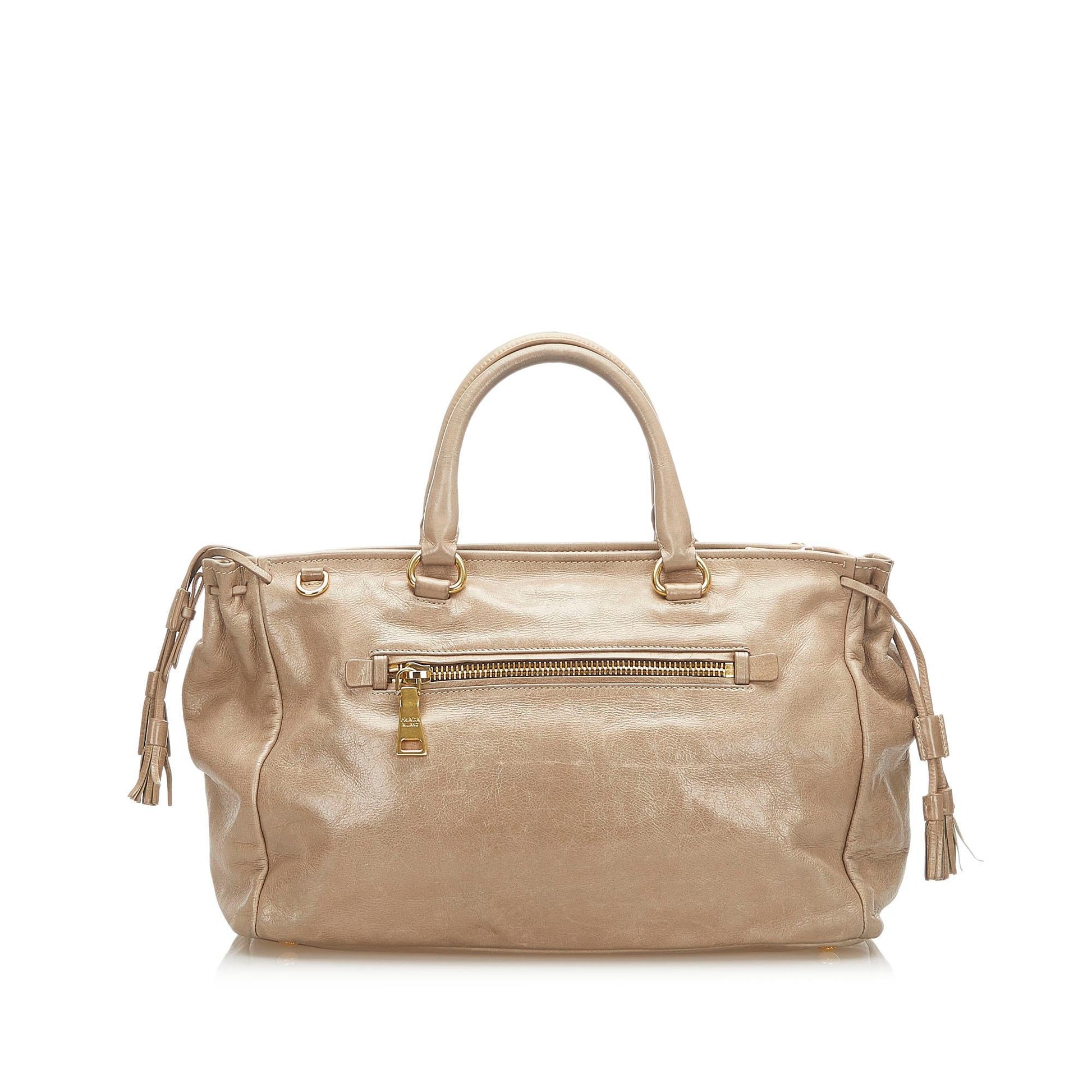 Prada Vitello Shine Satchel (SHG-17756)