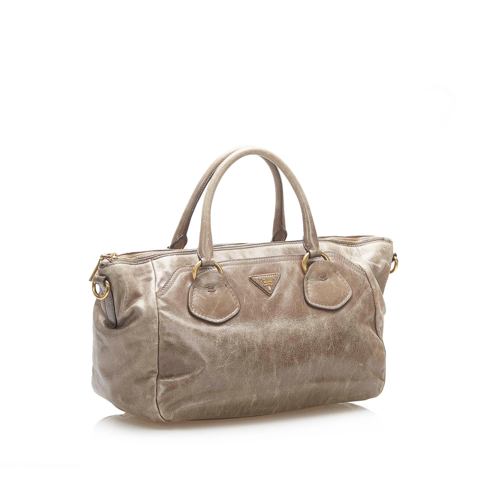 Prada Vitello Shine Satchel (SHG-26465)