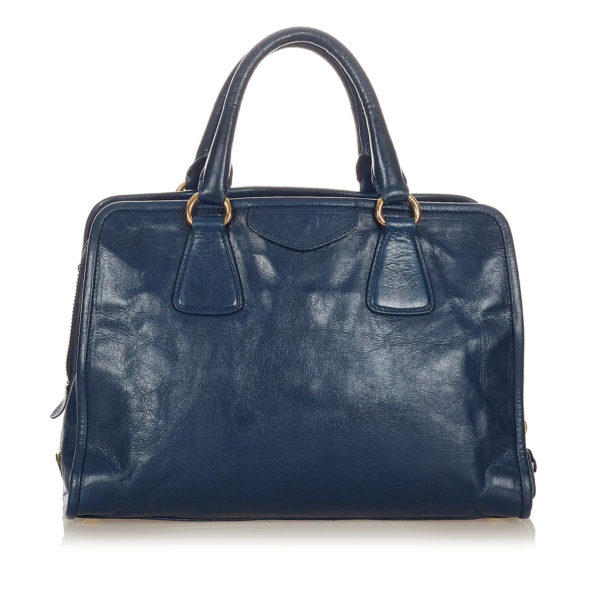 Prada Vitello Shine Satchel (SHG-23789)