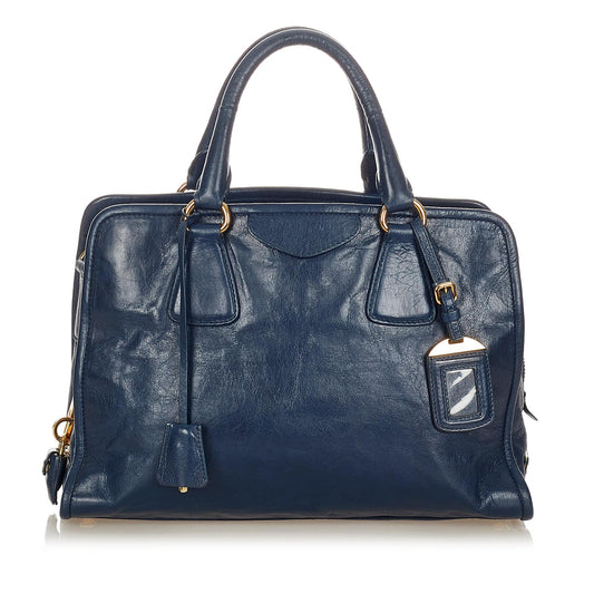 Prada Vitello Shine Satchel (SHG-23789)