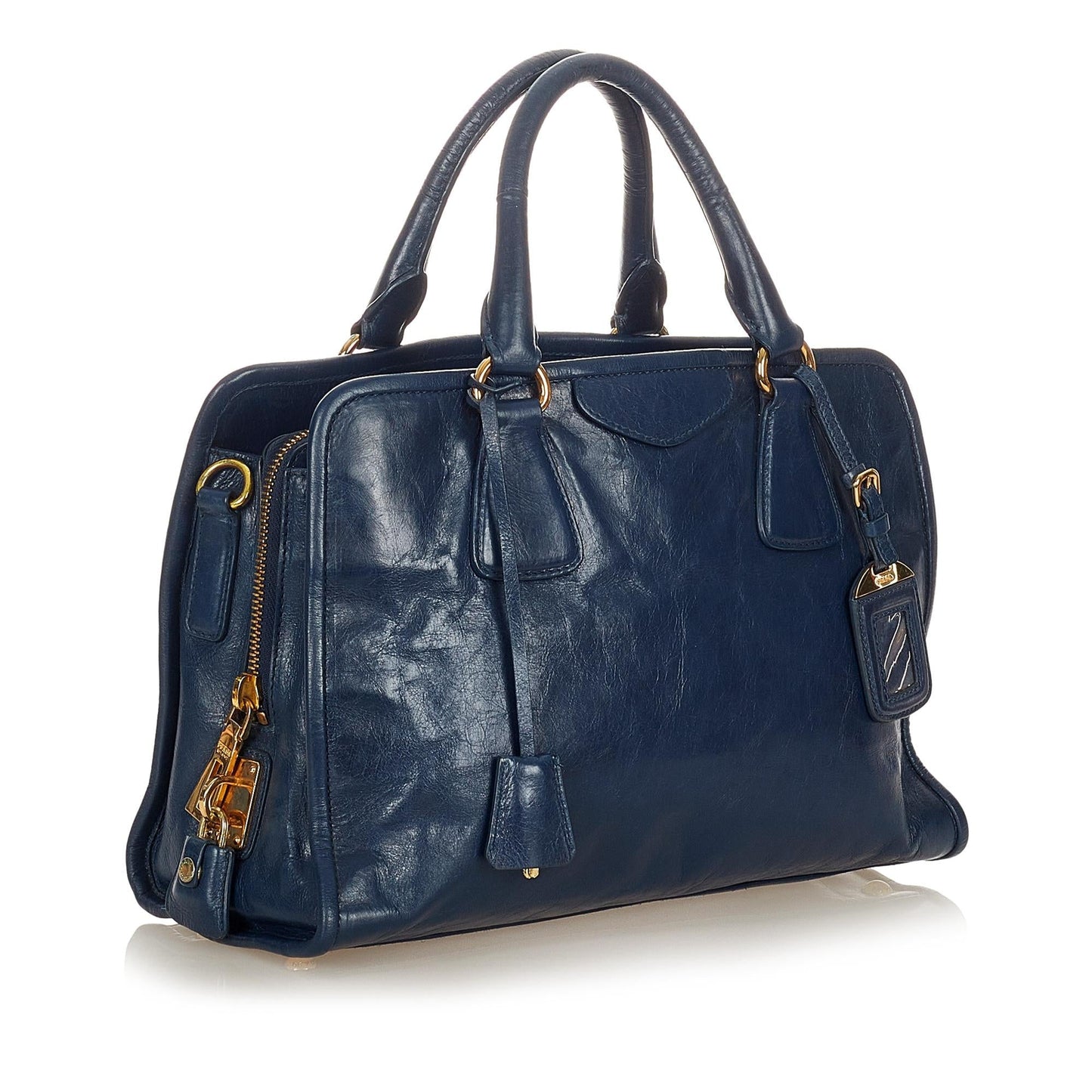 Prada Vitello Shine Satchel (SHG-23789)