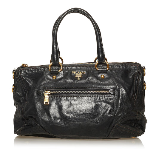 Prada Vitello Shine Satchel (SHG-29261)