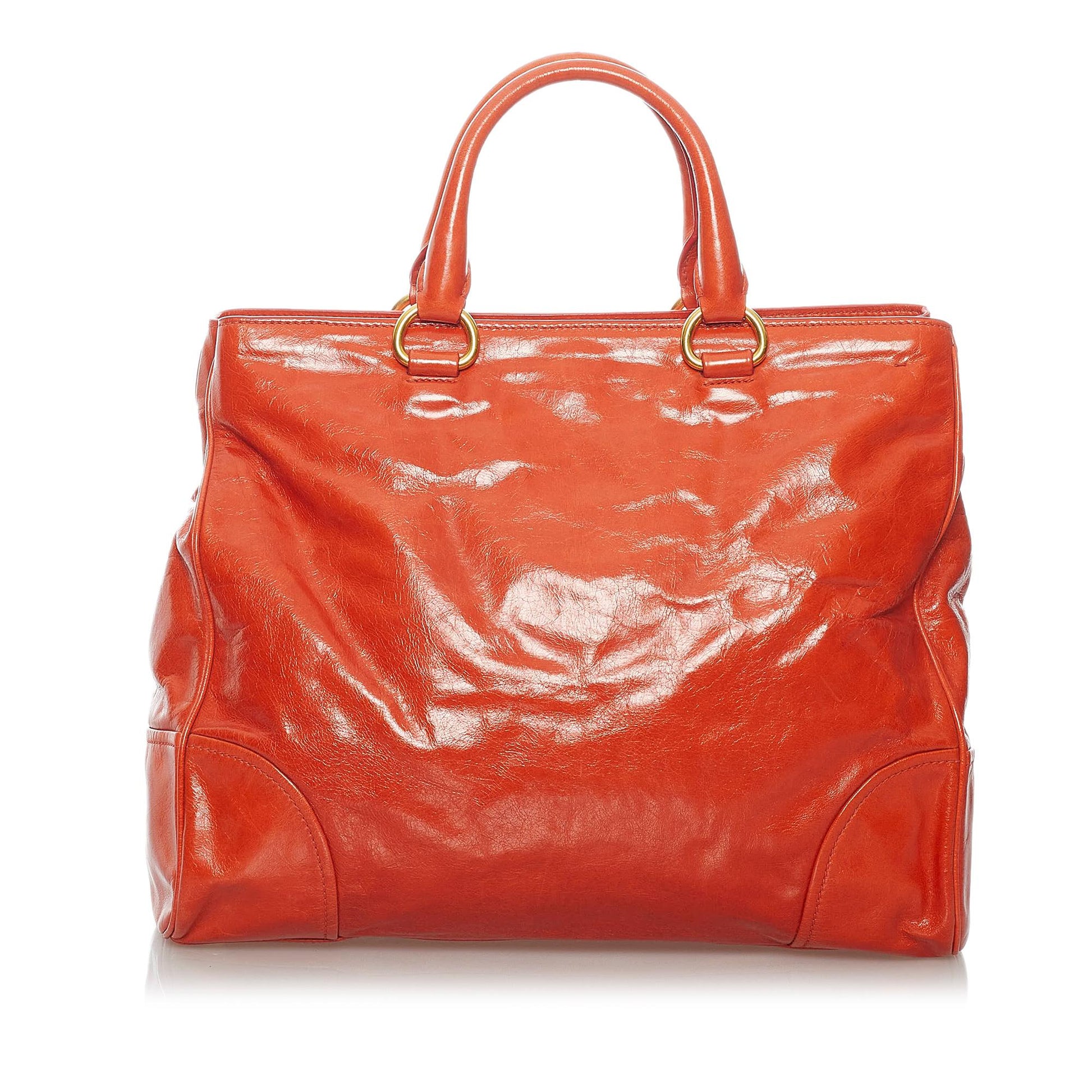 Prada Vitello Shine Satchel (SHG-30223)