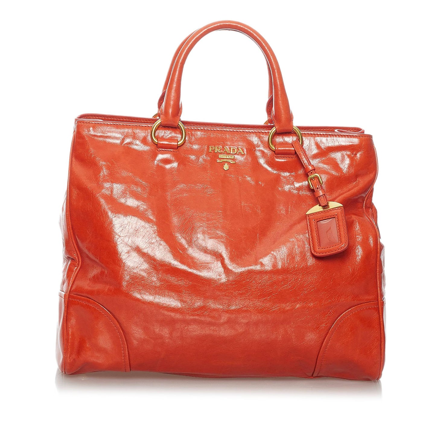 Prada Vitello Shine Satchel (SHG-30223)