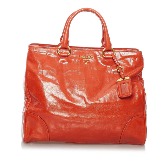 Prada Vitello Shine Satchel (SHG-30223)