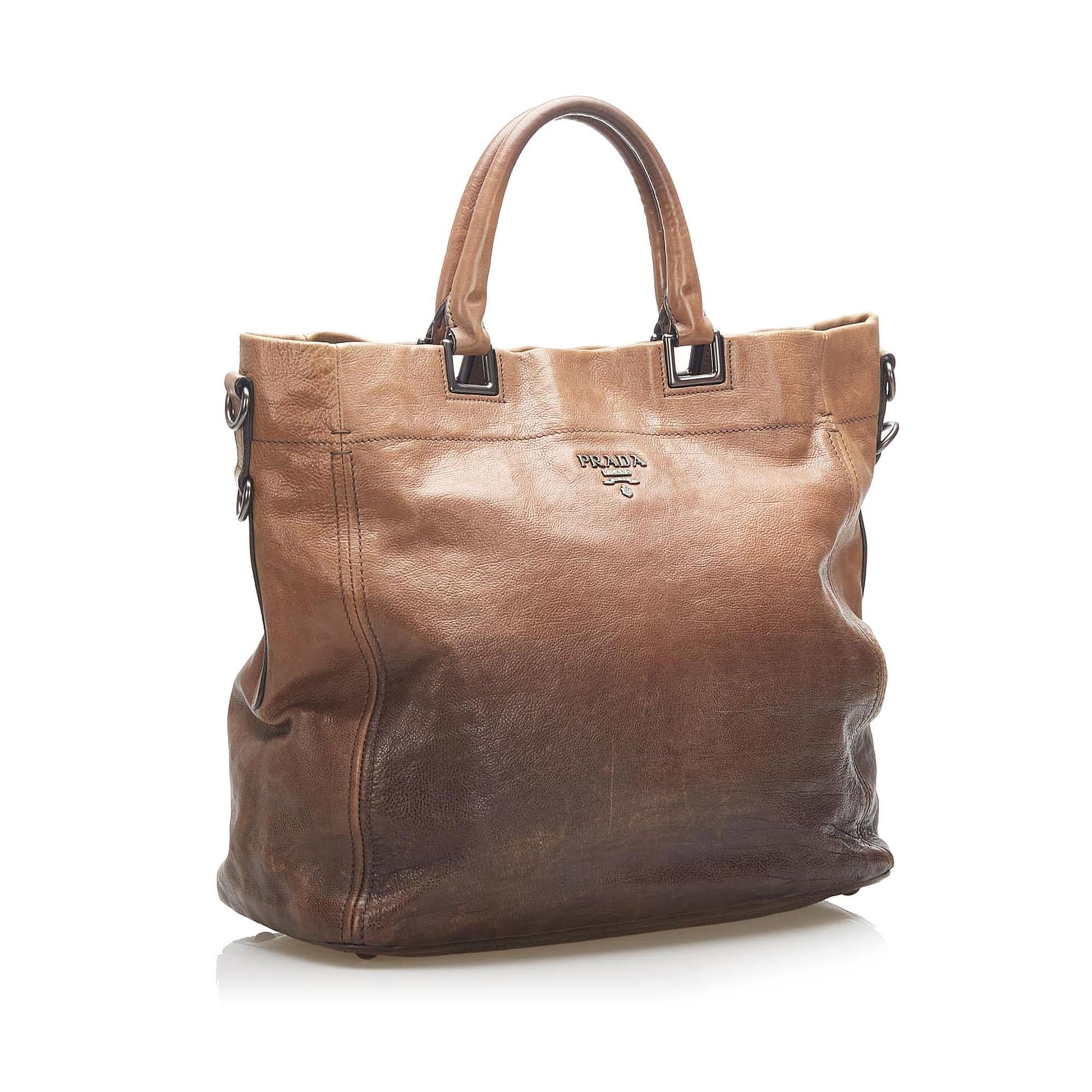 Prada Vitello Shine Satchel (SHG-32373)