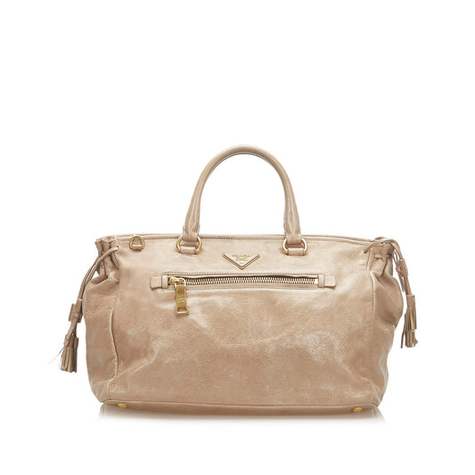 Prada Vitello Shine Satchel (SHG-32376)