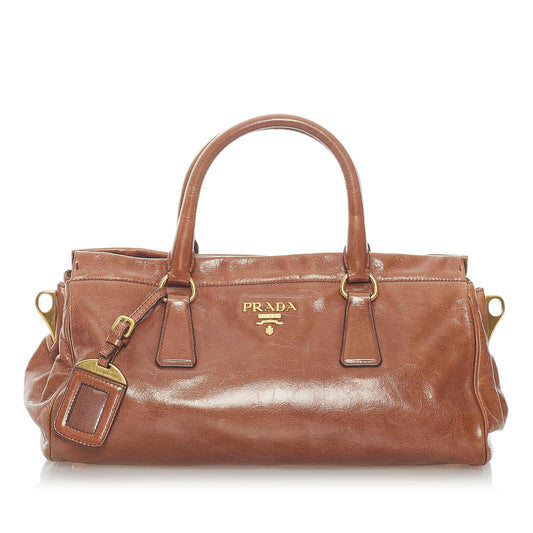Prada Vitello Shine Satchel (SHG-32637)