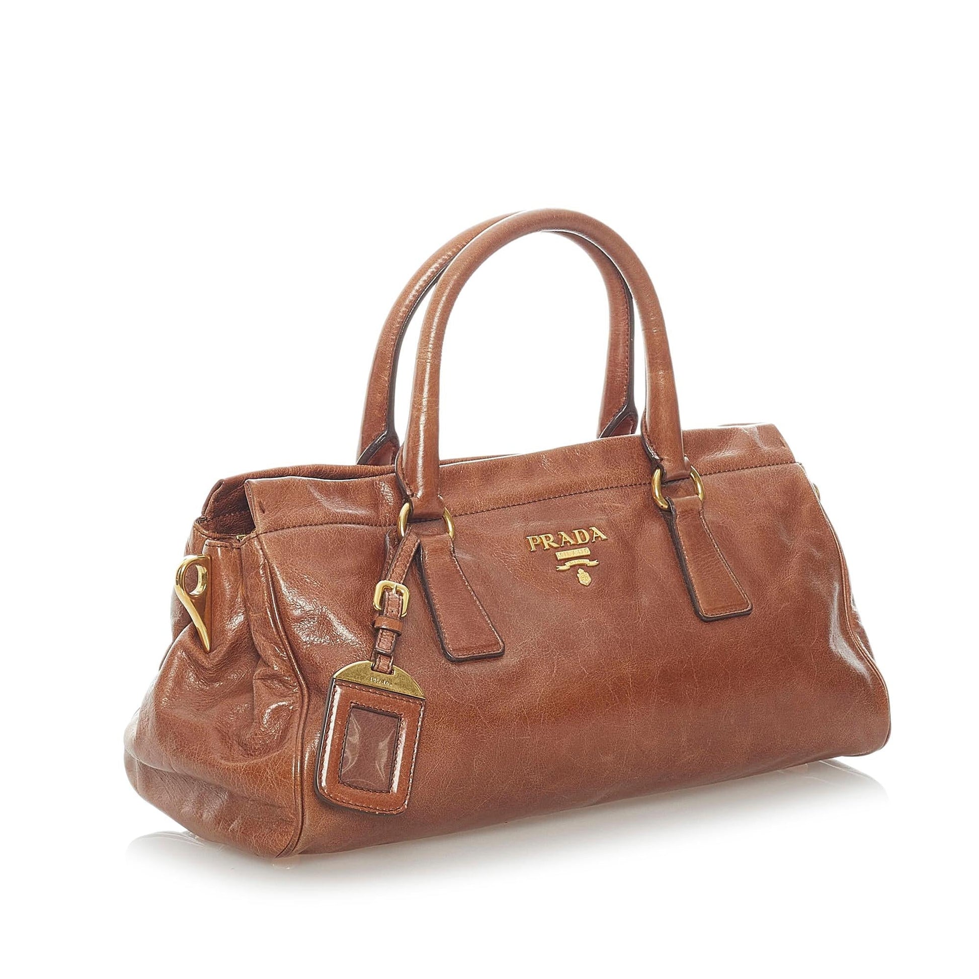 Prada Vitello Shine Satchel (SHG-32637)