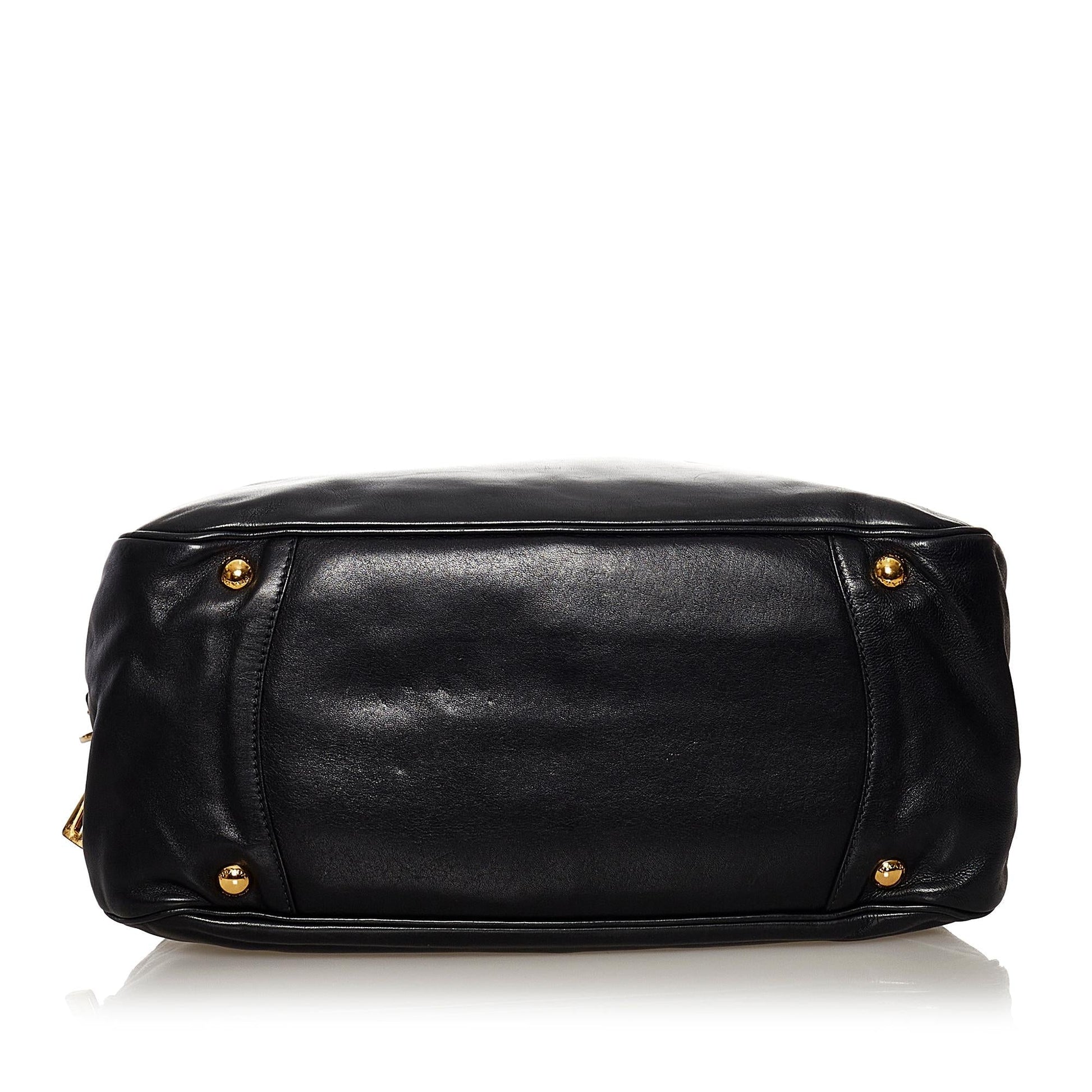 Prada Vitello Shine Satchel (SHG-32949)