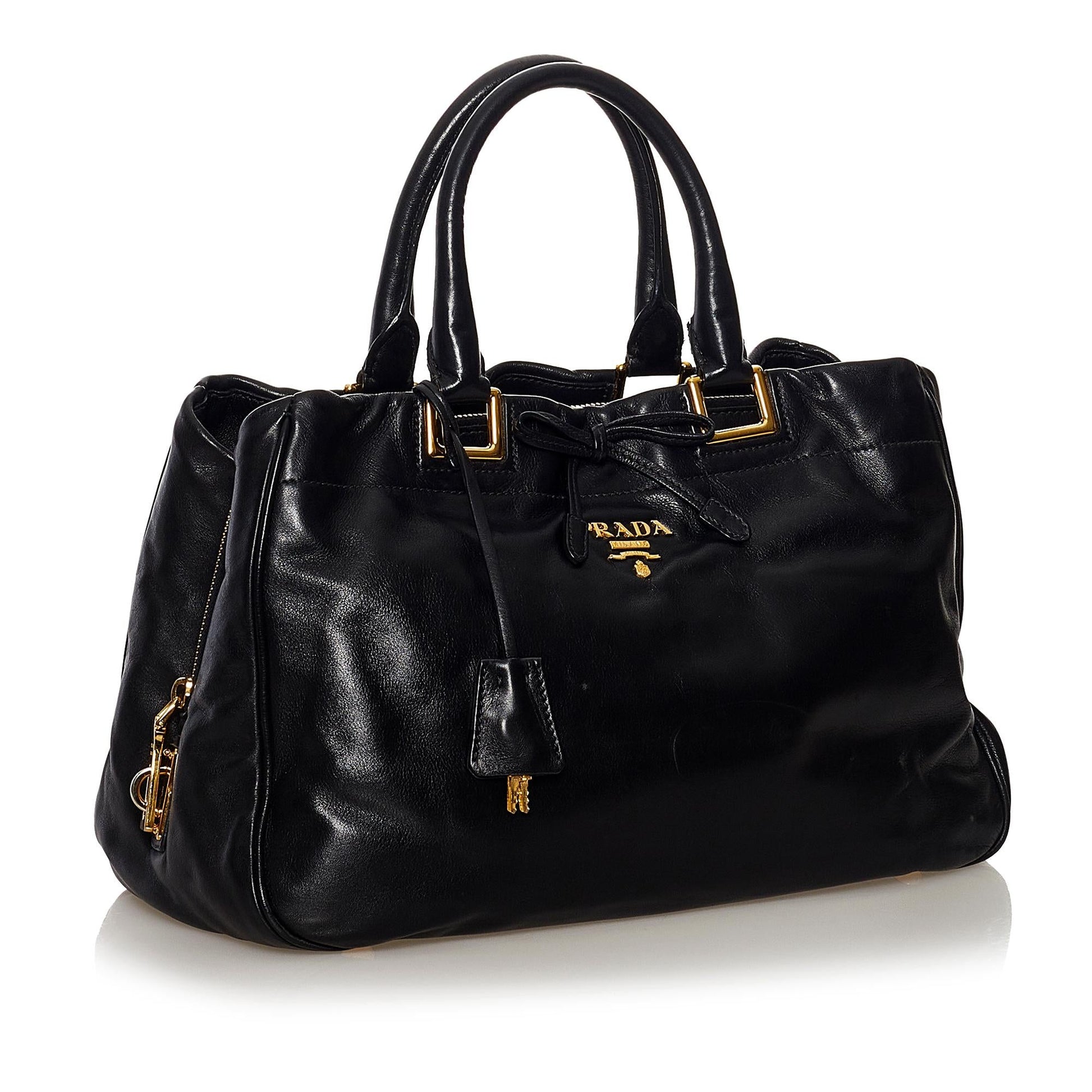 Prada Vitello Shine Satchel (SHG-32949)