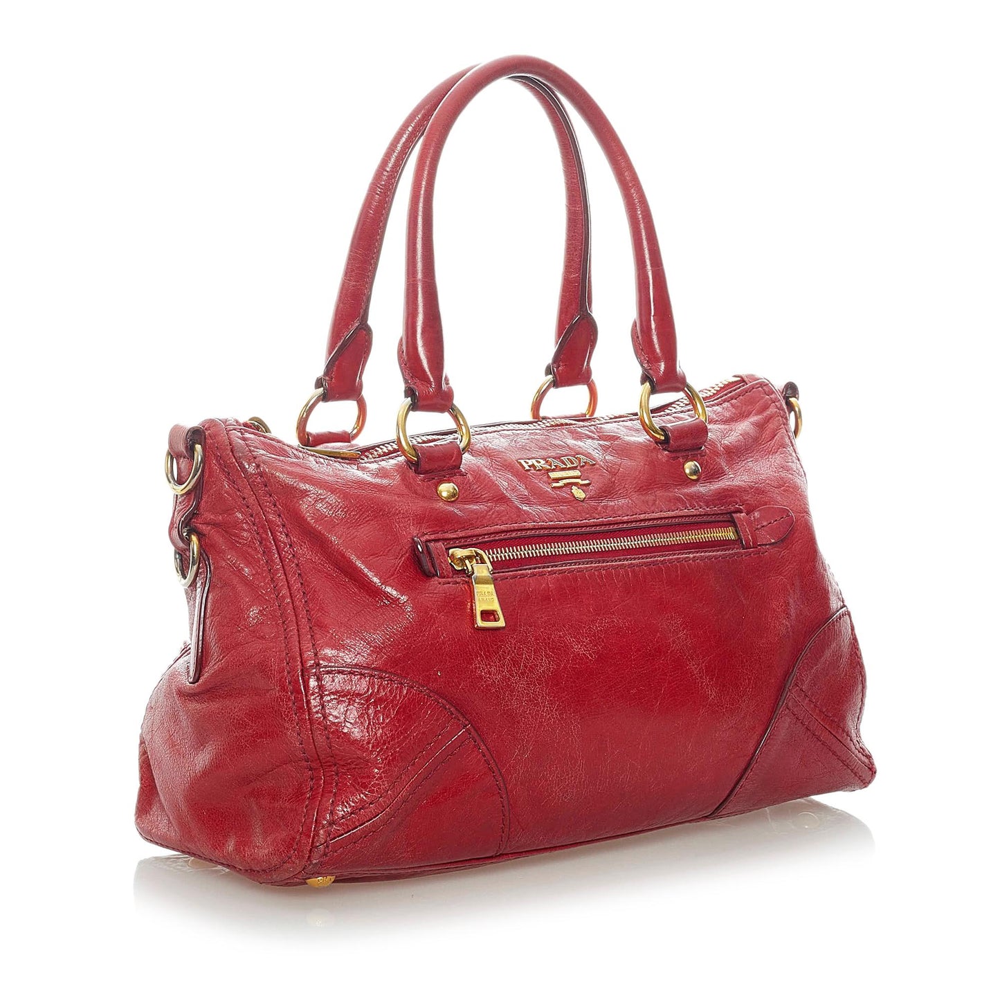Prada Vitello Shine Satchel (SHG-33139)