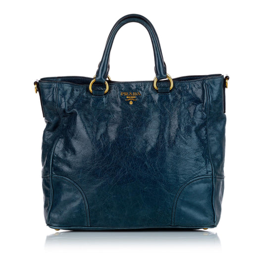 Prada Vitello Shine Satchel (SHG-34667)