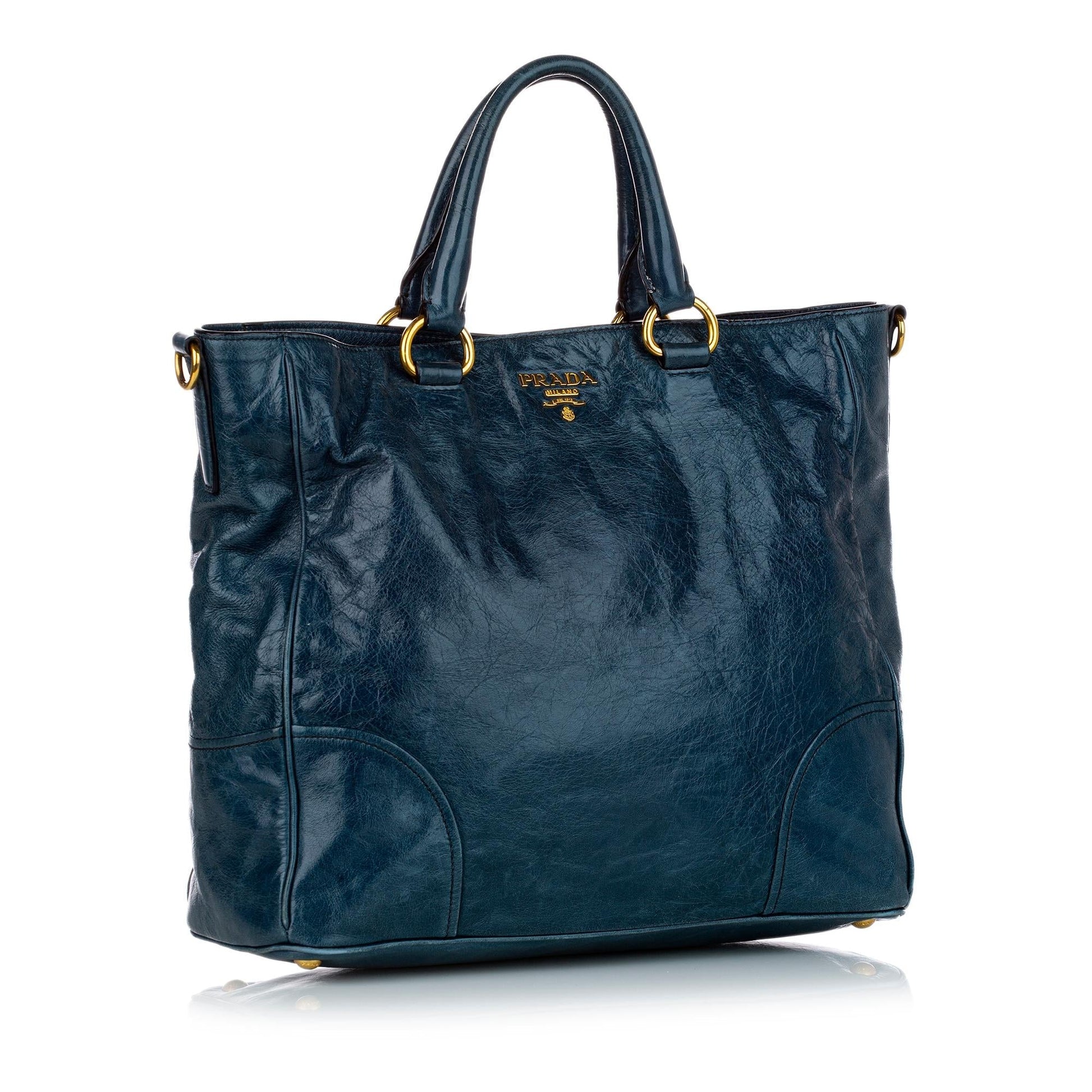 Prada Vitello Shine Satchel (SHG-34667)
