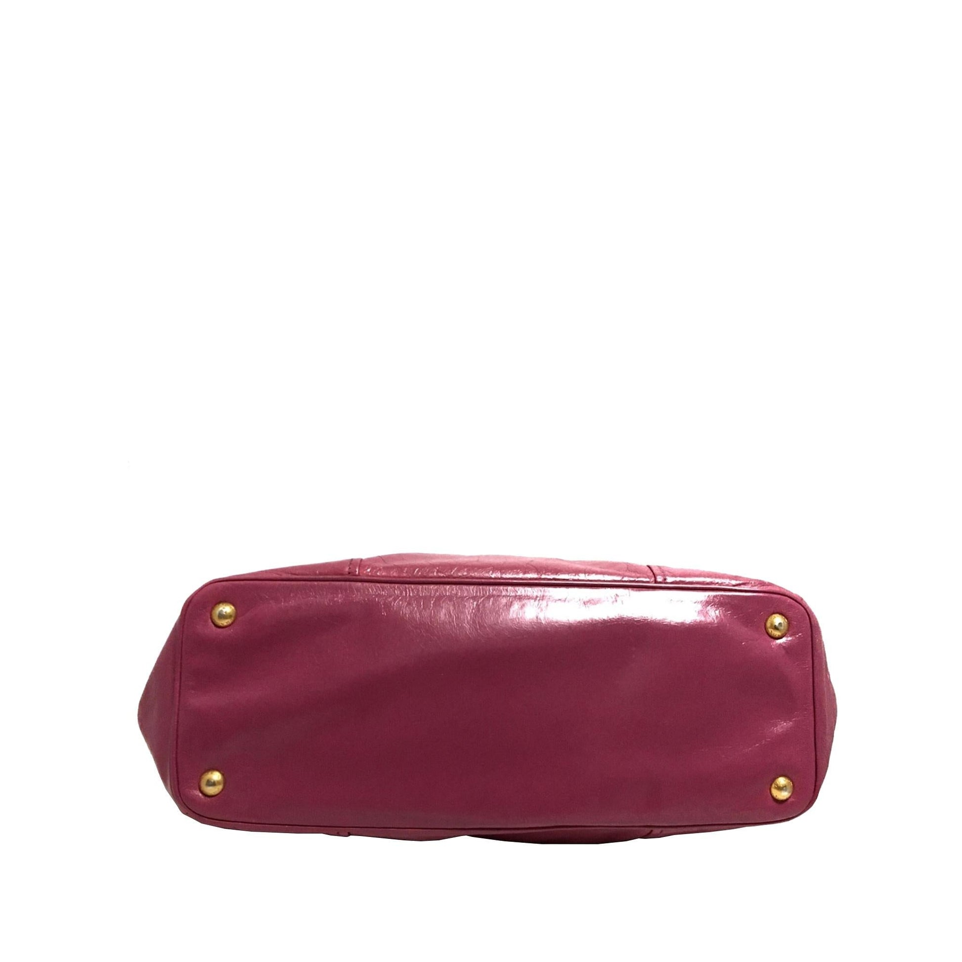 Prada Vitello Shine Satchel (SHG-34814)