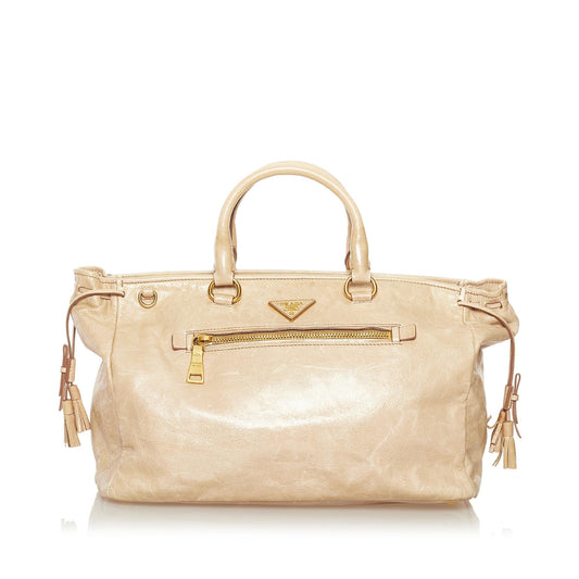 Prada Vitello Shine Satchel (SHG-34934)
