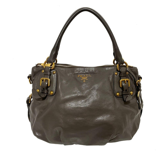 Prada Vitello Shine Satchel (SHG-35815)