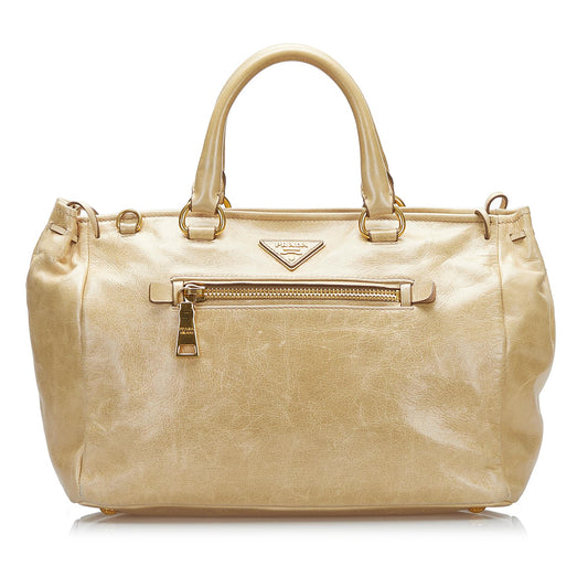 Prada Vitello Shine Satchel (SHG-36119)