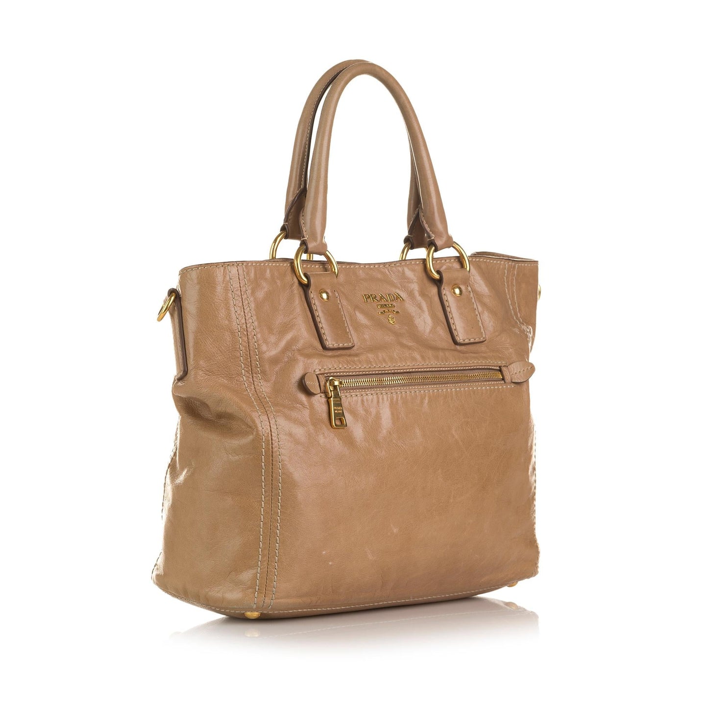 Prada Vitello Shine Satchel (SHG-36975)