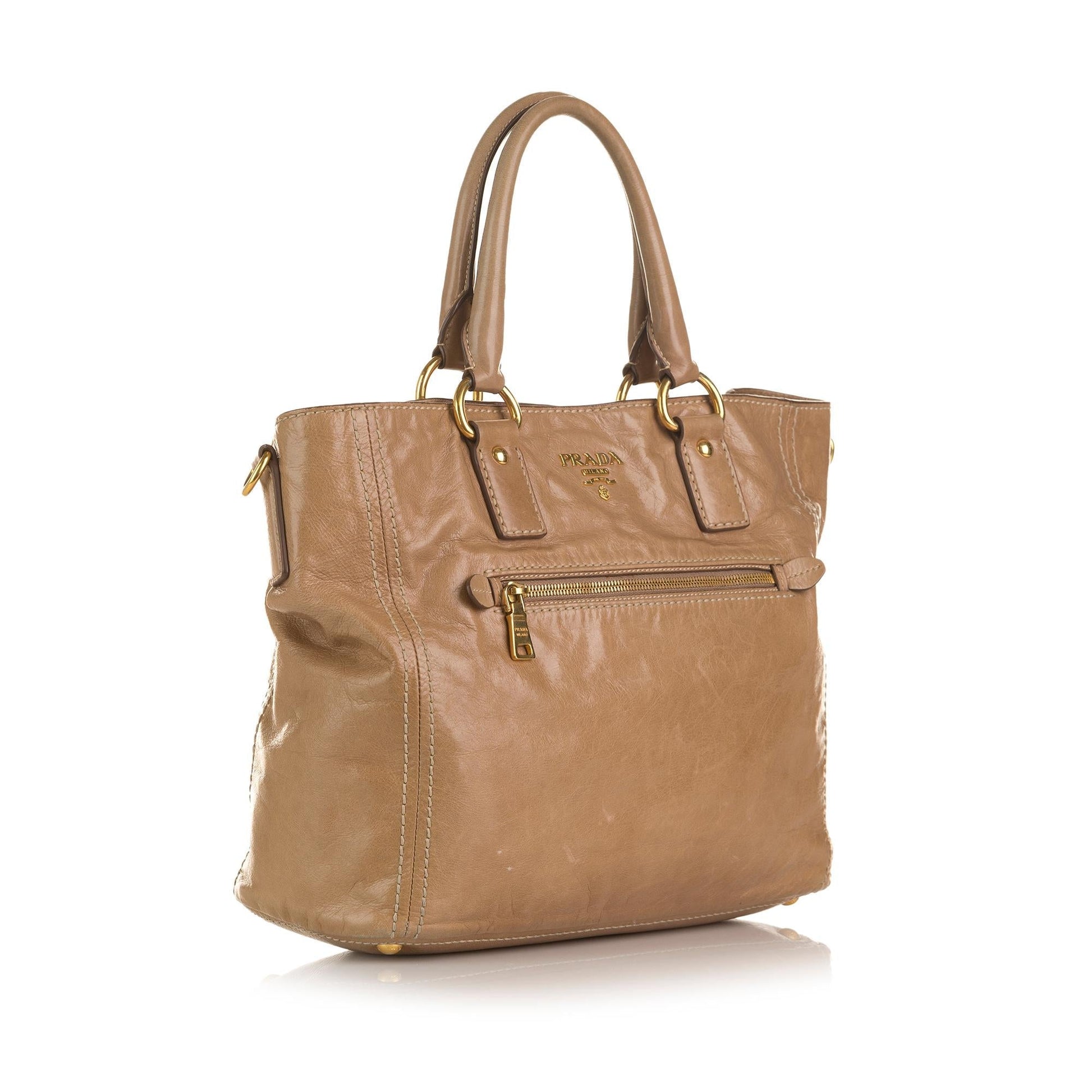 Prada Vitello Shine Satchel (SHG-36975)