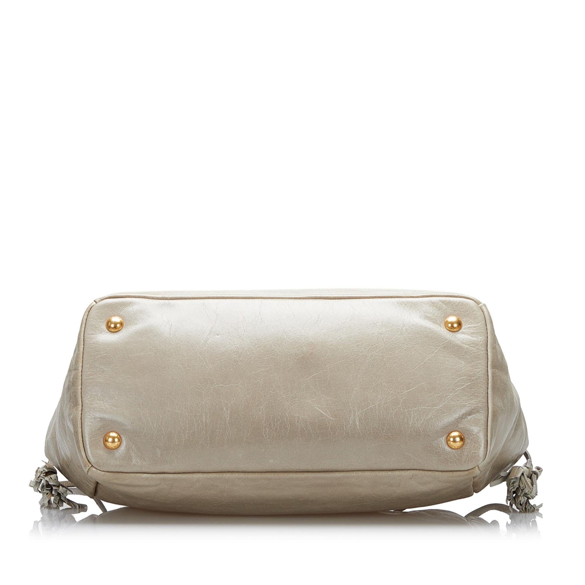 Prada Vitello Shine Satchel (SHG-OF4IHb)