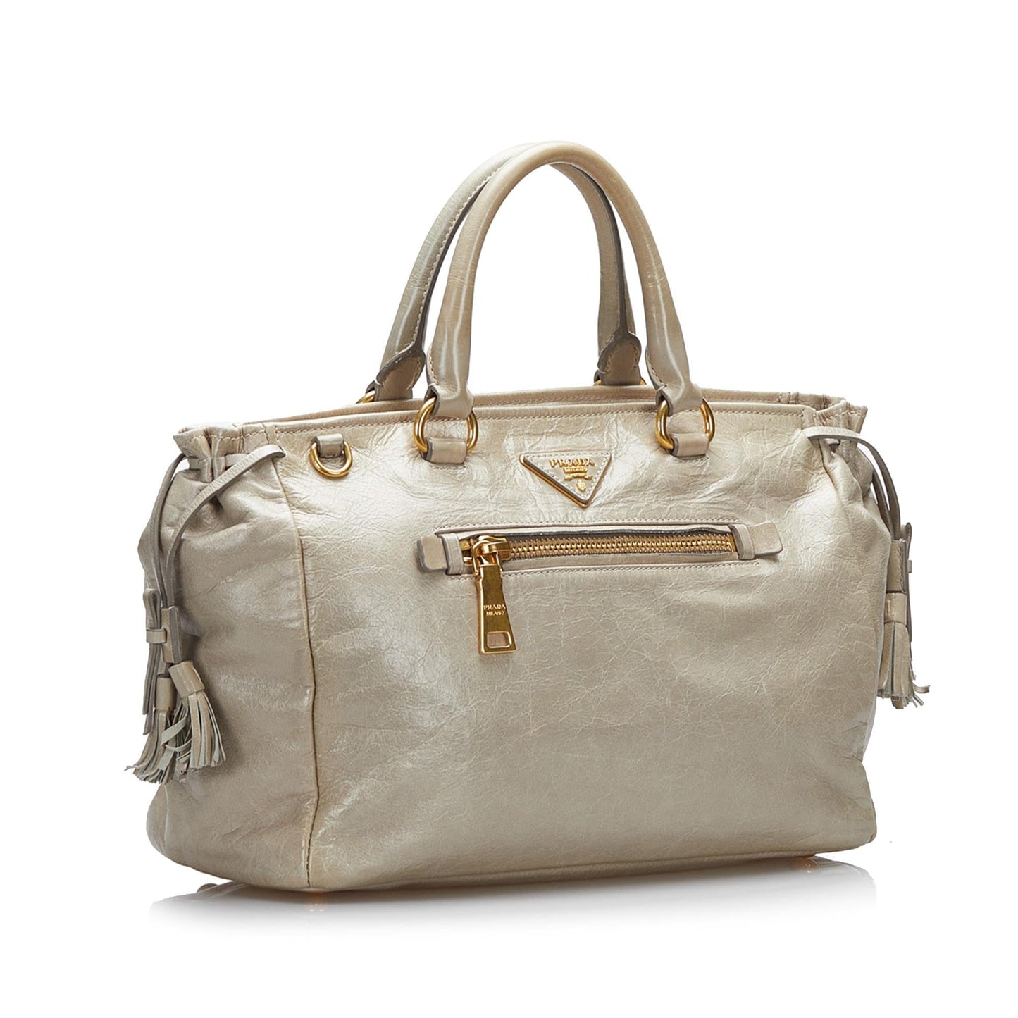 Prada Vitello Shine Satchel (SHG-OF4IHb)