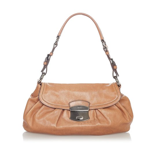 Prada Vitello Shine Shoulder Bag (SHG-31869)