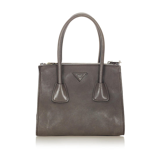 Prada Vitello Twin Pocket Satchel (SHG-31642)