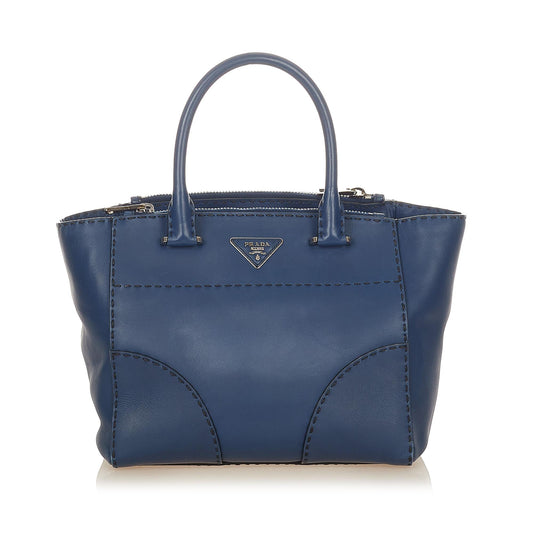 Prada Vitello Twin Pocket Satchel (SHG-31802)