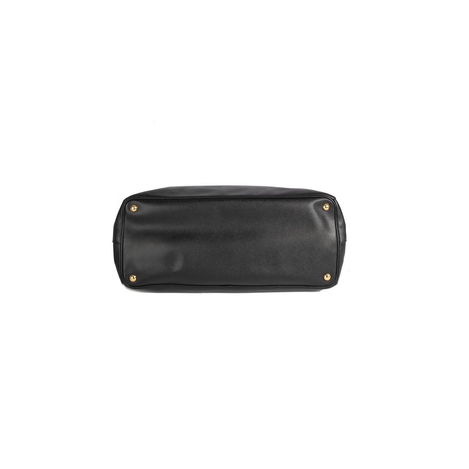 Prada XL Saffiano Lux Double Zip Tote