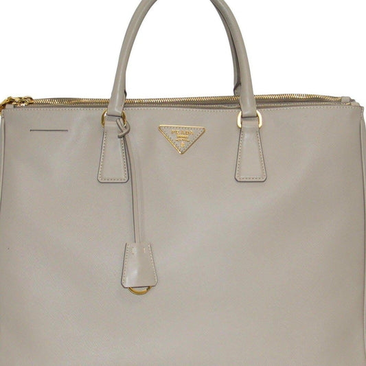 Prada XL Saffiano Lux Double Zip Tote