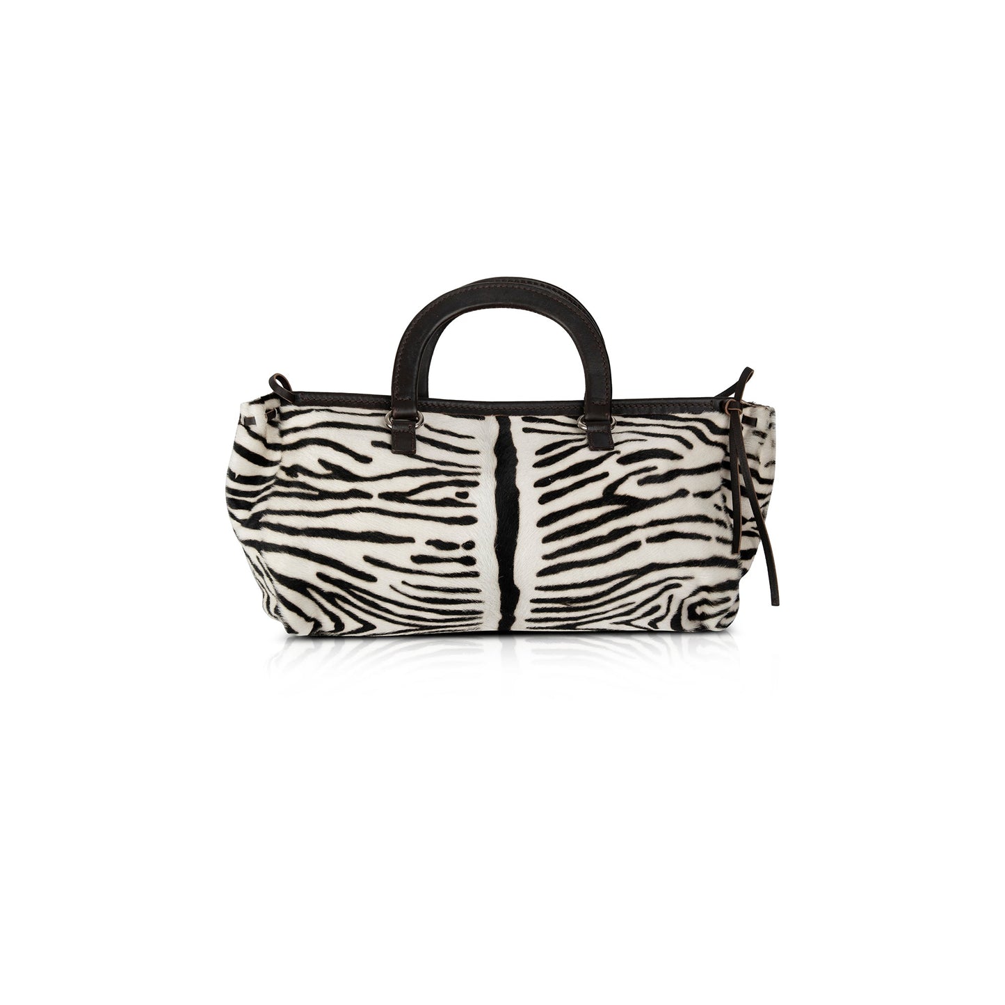 Prada Zebra Print Pony Hair Handle Bag