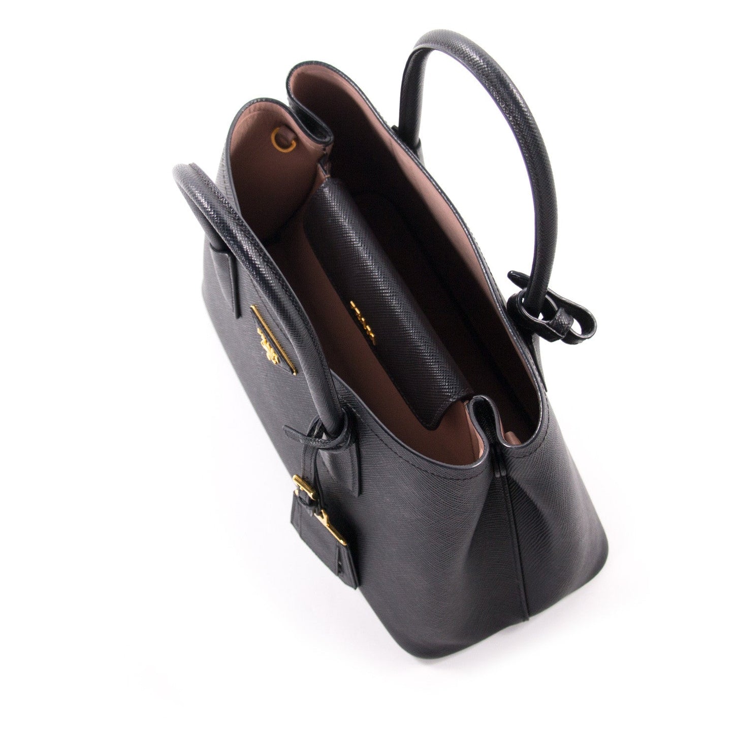 Prada Saffiano Double Bag Tote