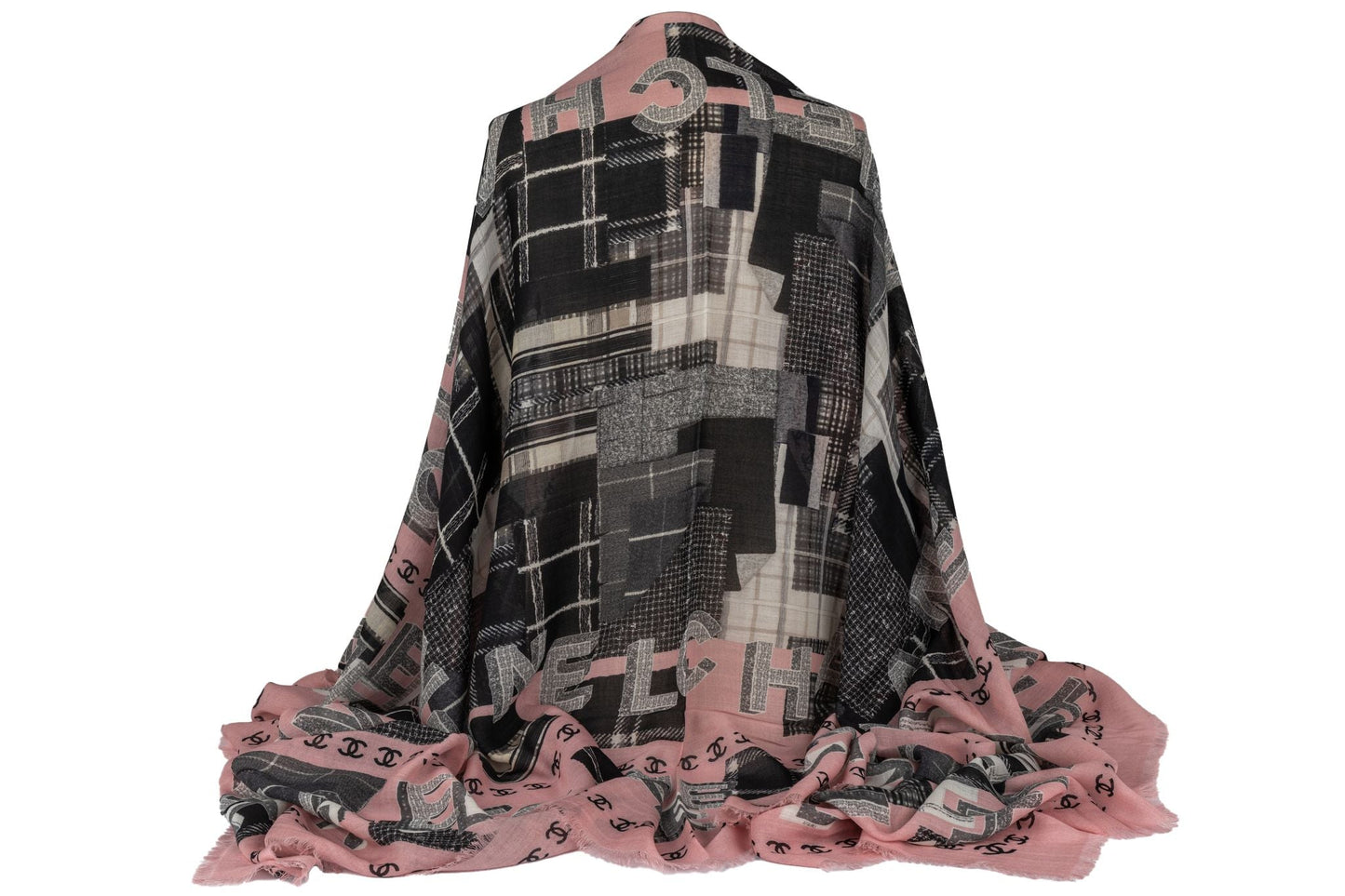 Chanel New Cashmere Shawl Geometric