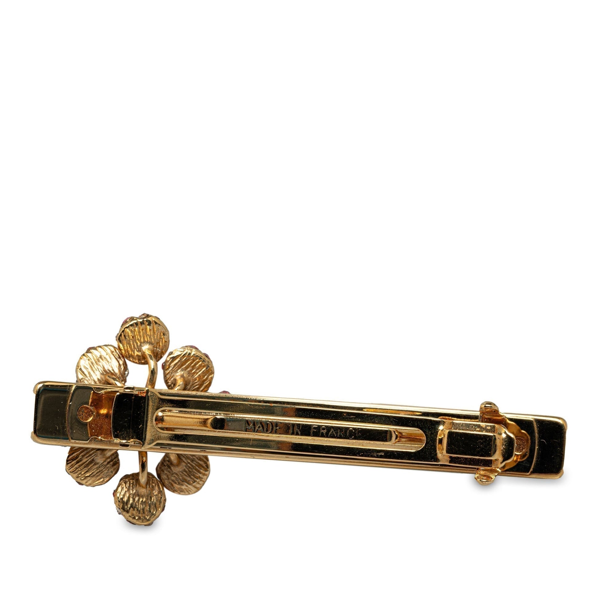 Gold Louis Vuitton Rhinestone 1001 Nuits Barette Crossbody
