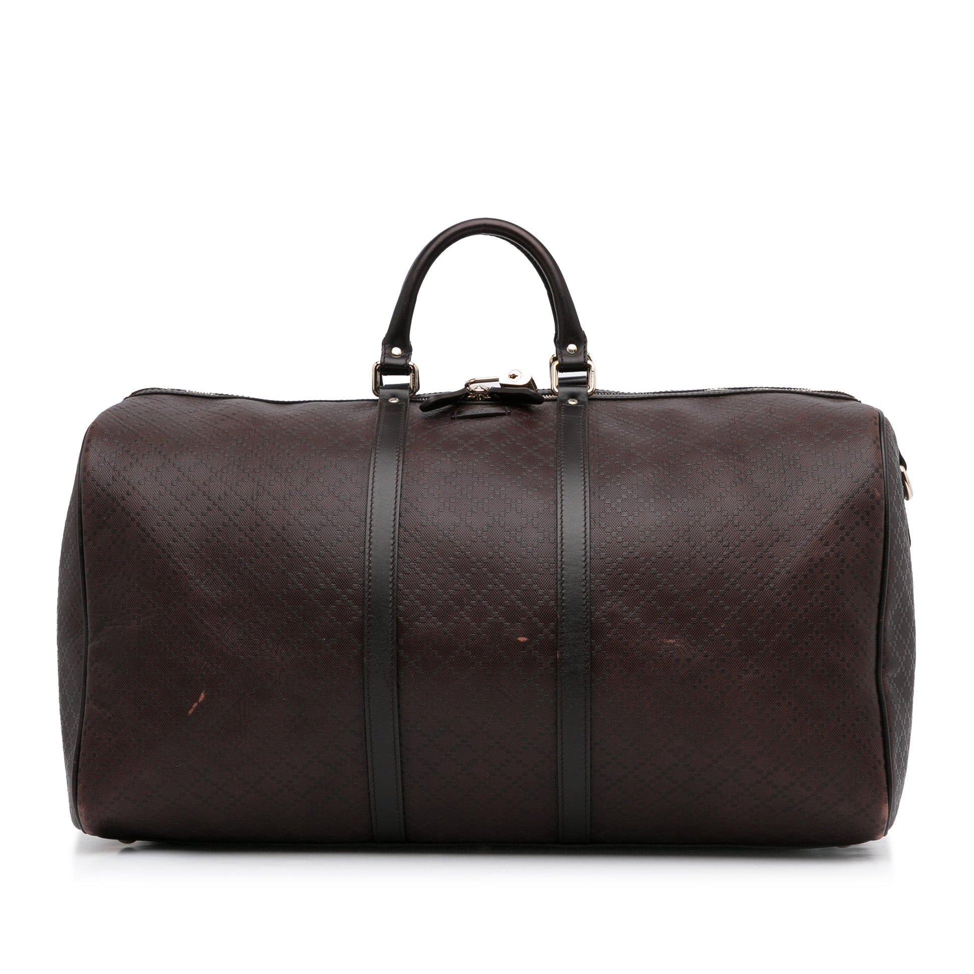 Gucci Brown Leather Shoulder Bag Style 1