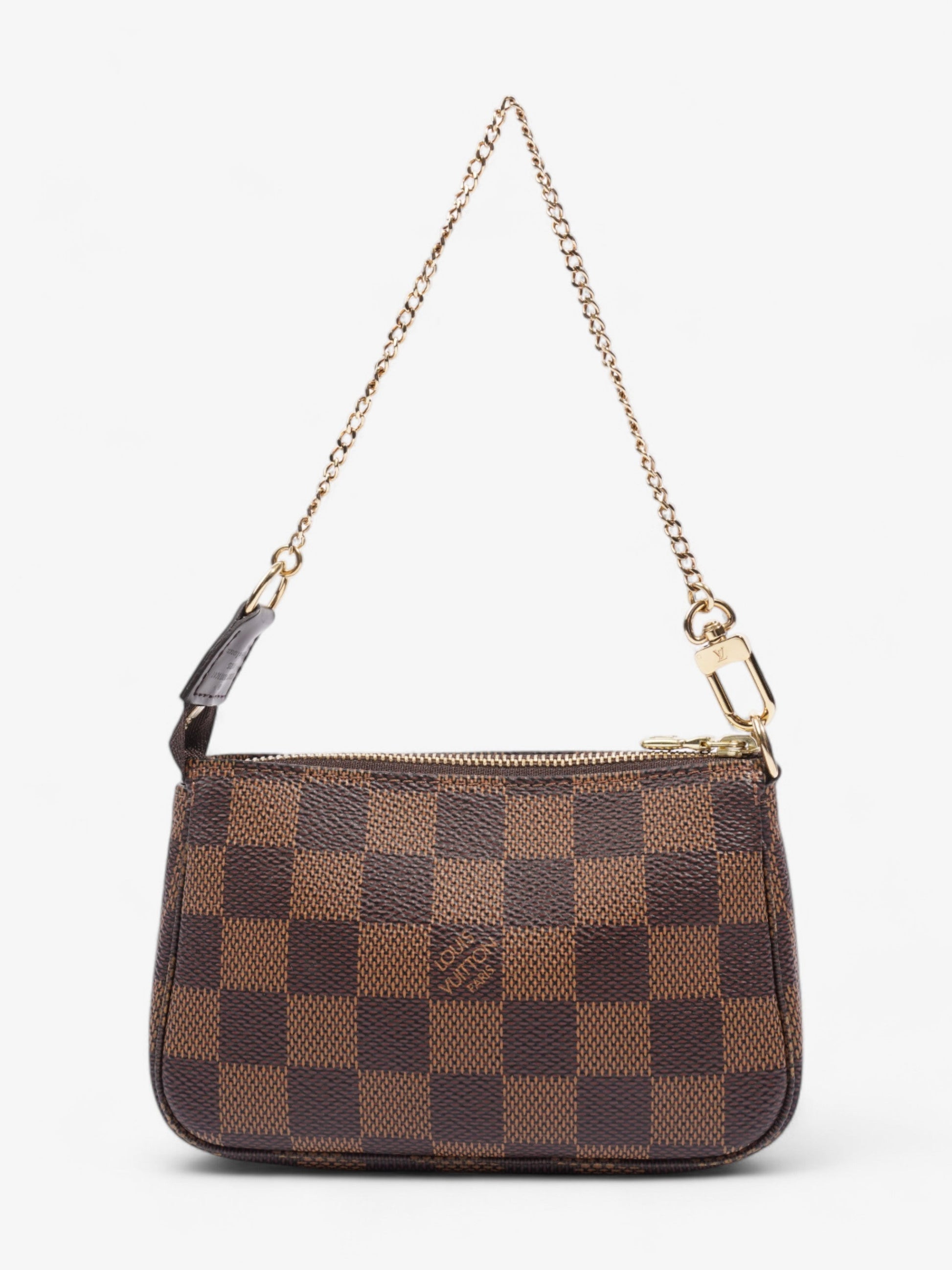 Louis Vuitton Pochette Accessoires Damier Ebene Canvas Mini