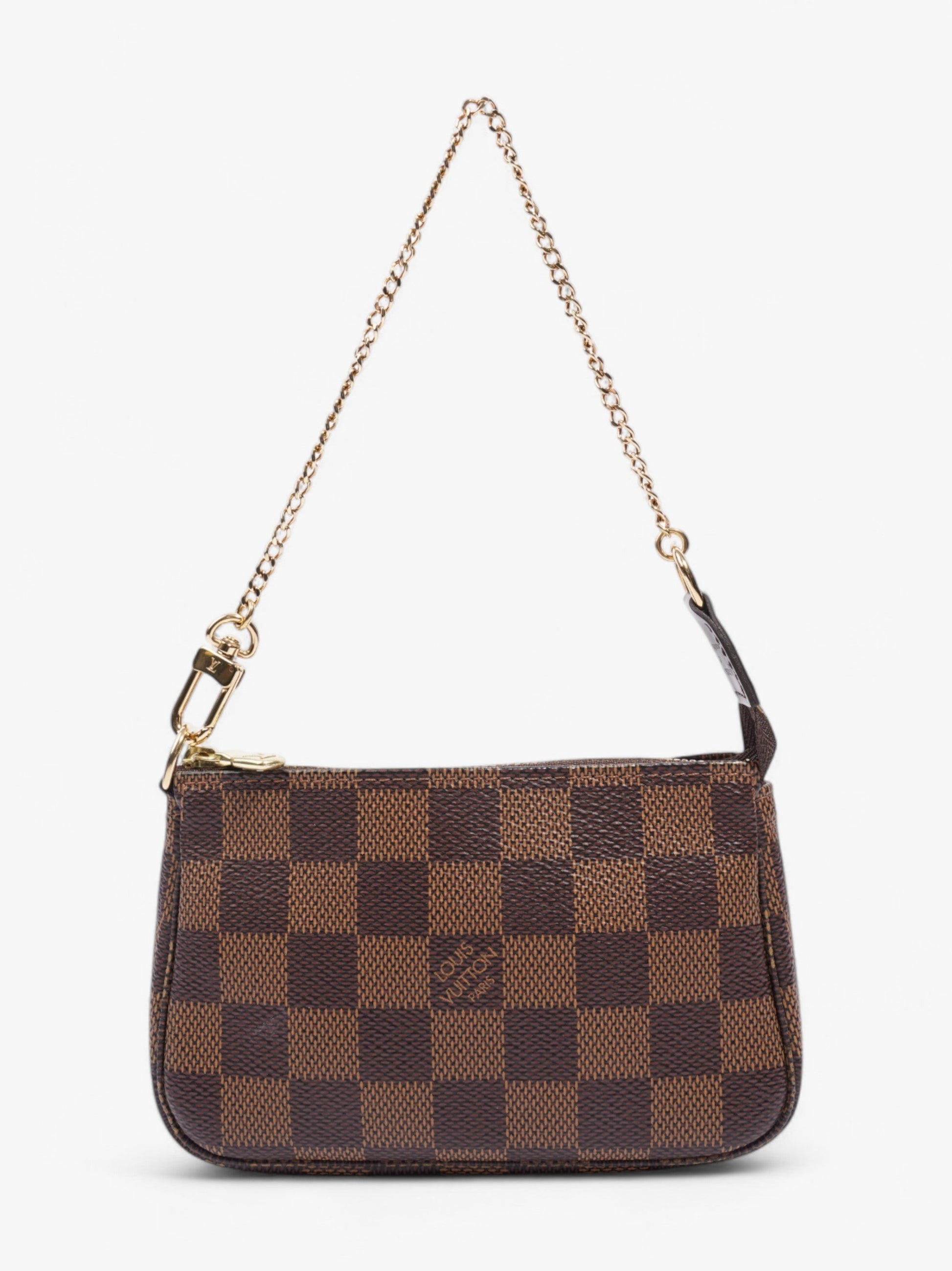 Louis Vuitton Pochette Accessoires Damier Ebene Canvas Mini