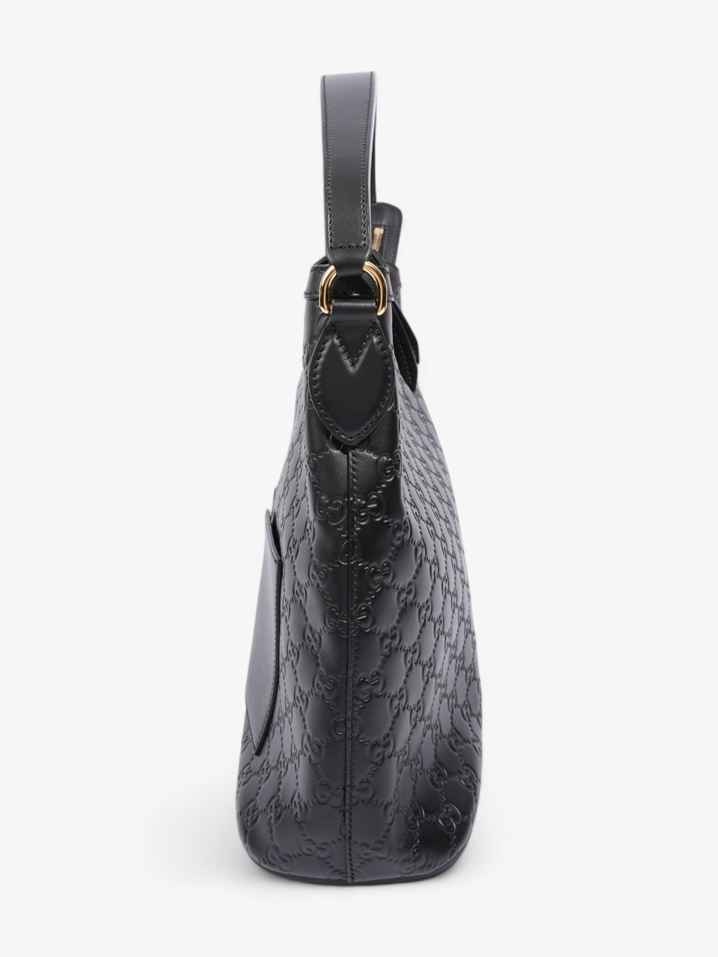 Gucci GG Hobo Black Leather