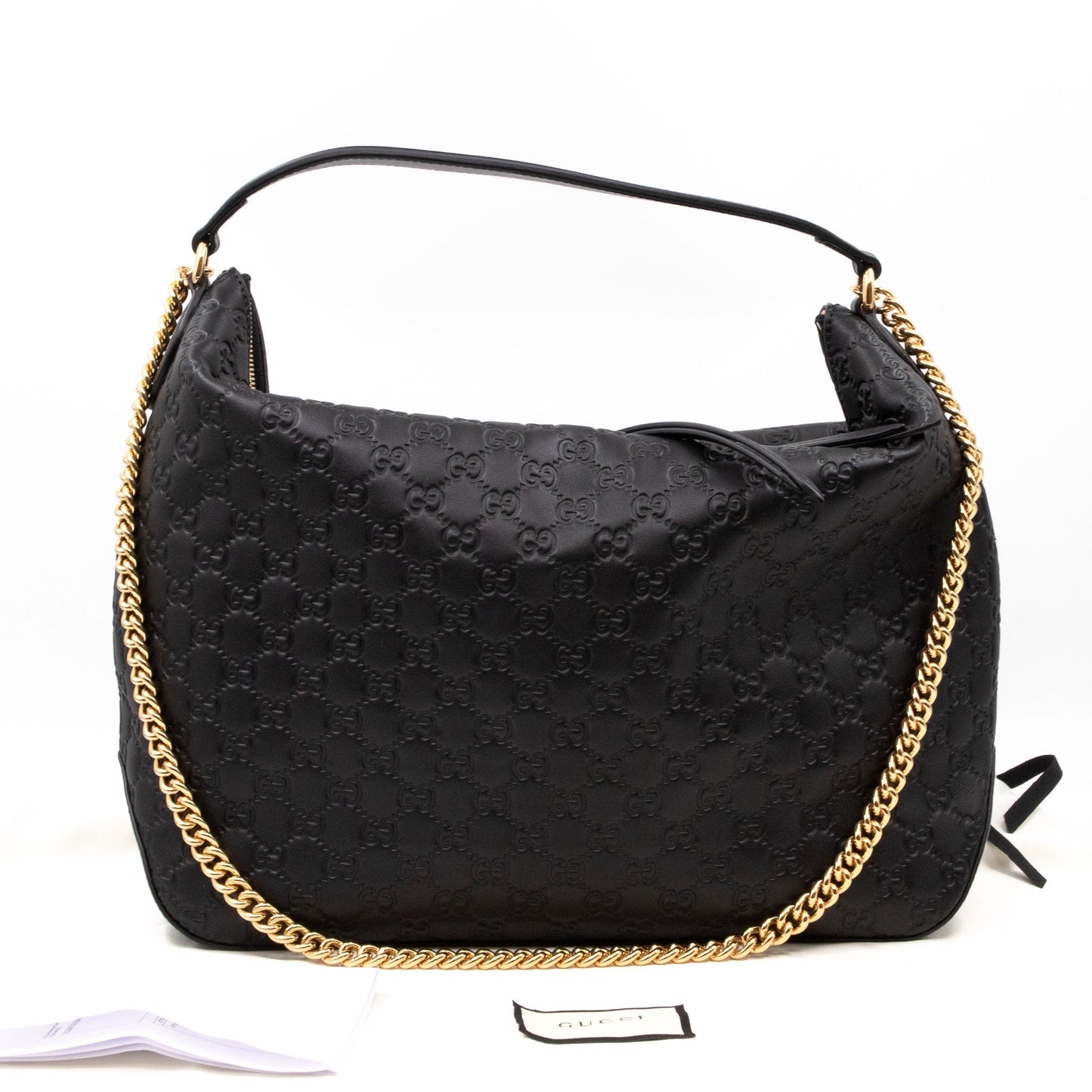 Gucci Chain Leather Shoulder Bag