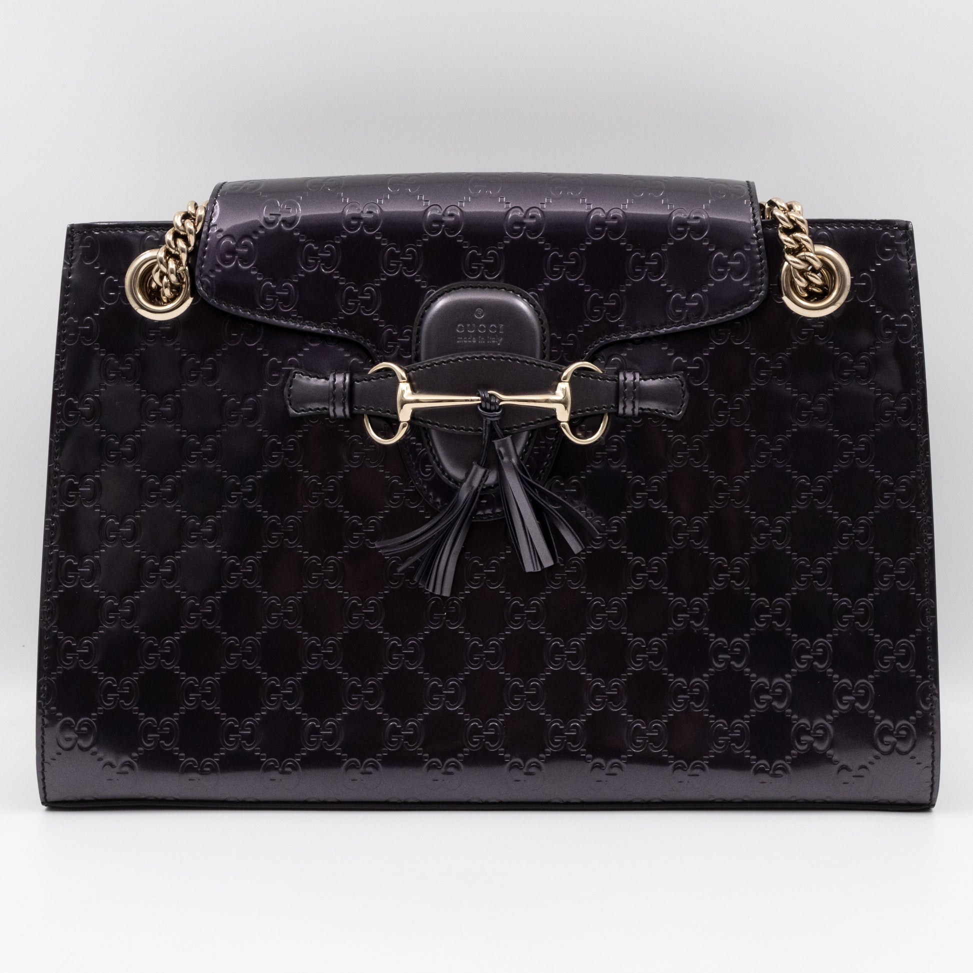 Gucci Chain Leather Shoulder Bag