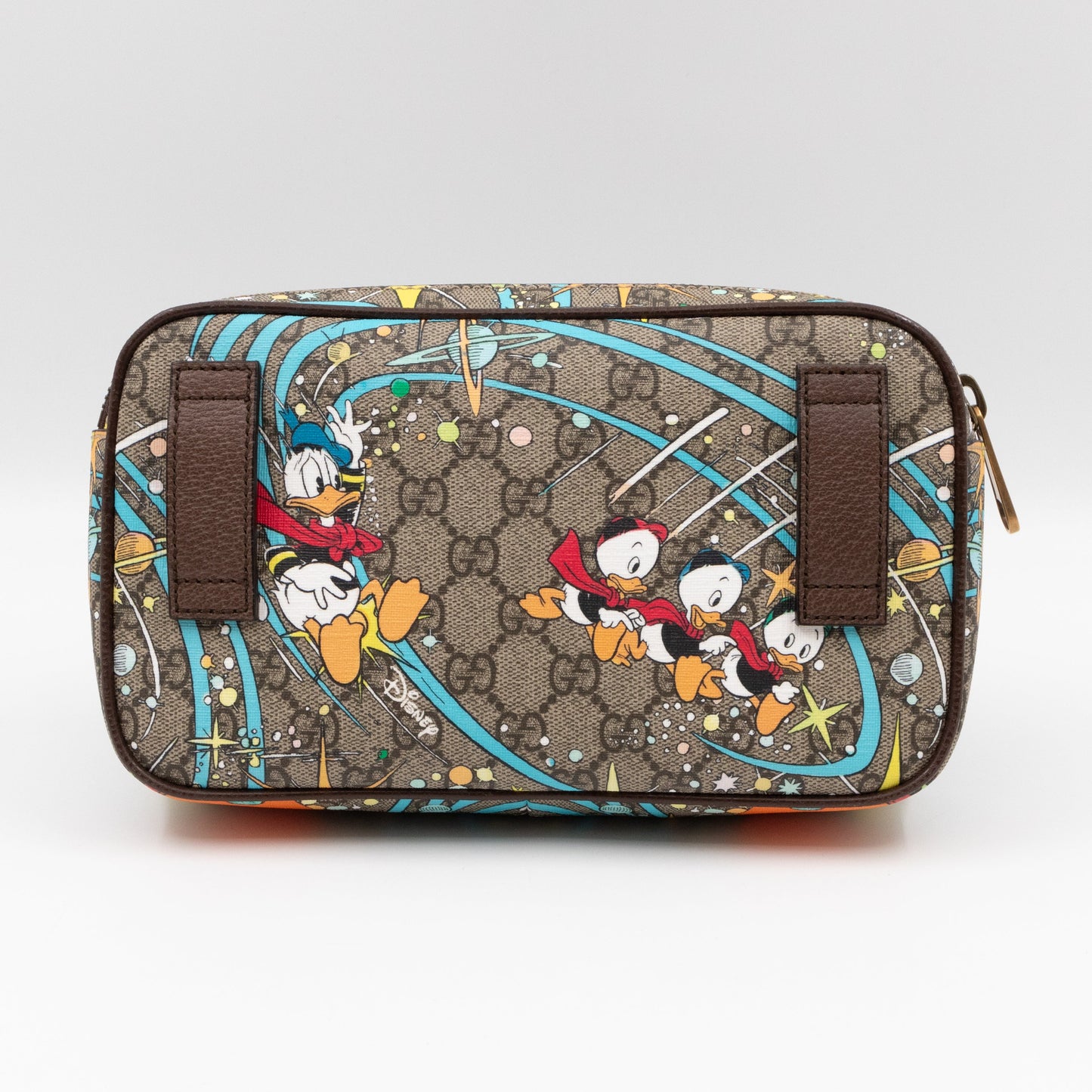 Gucci Leather Canvas Handbag