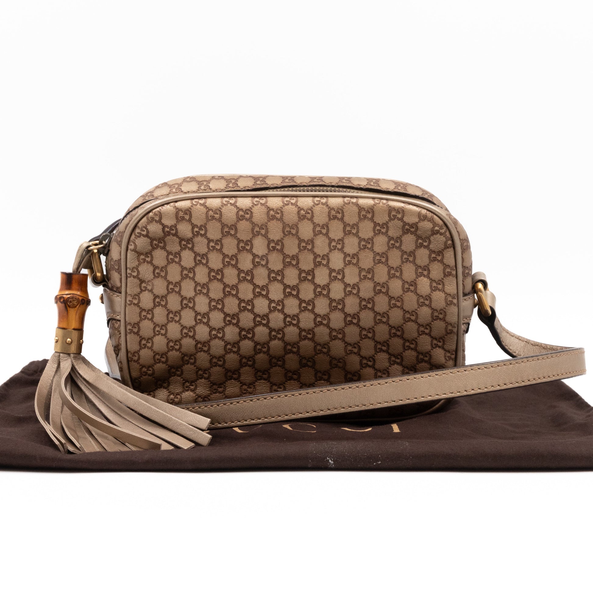 Gucci Monogram Leather Crossbody